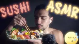 🍣 ASMR Sushi Caseiro | Sussurros + Sons de Mastiga&ccedil;&atilde;o | Mukbang Relaxante 🎧