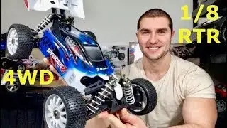 $220 Dollar 1/8 Brushless Buggy Unboxing and Overview - Why are 1/8 buggies Awesome?