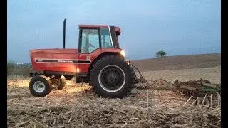 International 5088 with a John Deere BWA disk
