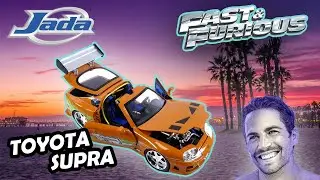 UNBOXING BRIAN TOYOTA SUPRA - Fast & Furious JADA TOYS | ESCALA 1:18