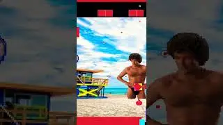 #pacman vs #thefinalboss #davidhasselhoff beach scene 2026