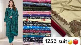 Saya multi jacuard, kani pashmina and 1250 wale suit🤩😍😵‍💫