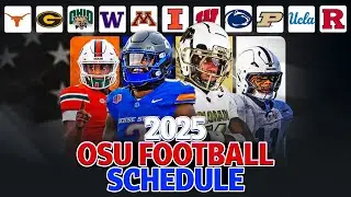 2025  Ohio State Football Football Schedule