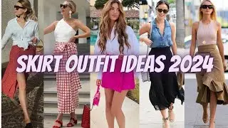 How to wear a skirt | skirts outfits ideas | 2024 | how to look good in midi skirts