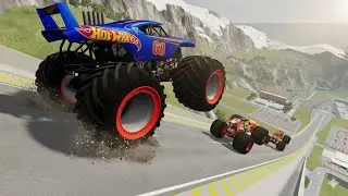 Random Car - Epic Car Jumps & Crashes - BeamNG.Drive