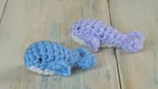 (crochet) How To Crochet a Mini Whale (fiddly!!) - Yarn Scrap Friday