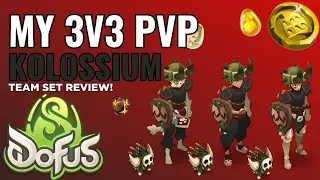 MY 3V3 PvP TEAM Kolossium Set Review! | Ecaflip, Steamer , Forgelance | DOFUS 3.2   [DOFUS] [EN]