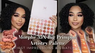 *NEW* MORPHE 35X Big Primpin Artistry Palette | First Impressions & Swatches