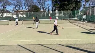 R7 武蔵市シニア大会35-70男女リーグ一期一会小澤・加藤 vs 加藤・比名