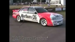 Peter Brock Bathurst winner, sideways in the '84 HDT VK Holden at Goodwood Festival of Speed 05