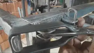 #parte 8 Como fazer fechadura de (CAMINHÃO) pra carretinha. fácil e rápido.