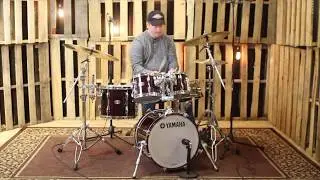 Yamaha Recording Custom Classic Walnut Drum Set - 18,8,10,13