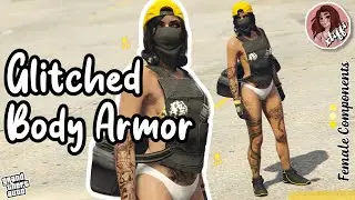 *CROOKED COP MERGE PATCHED* GTA5 | Glitched Half Body Armor Female Component Outfits