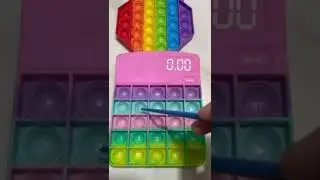 Satisfying sounds of colourful popit toy #popittoys #toys #shorts #viralshorts #trending