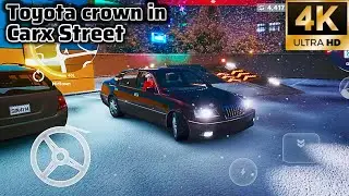 Toyota crown in CarX Street game [full gameplay with 4k quality] #carxstreet 