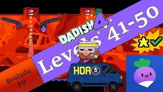 Dadish 4 - World 5: Levels 41-50 + Stars Walkthrough