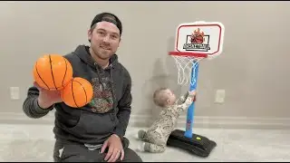 Toddler Basketball Hoop Review! | Indoor & Outdoor Fun