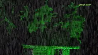 ⛈️🌧️ Rain Dripping on Roof with Thunder | Slow Storm Sounds for Deep Sleep