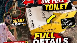 How To Install Toilet|Jaquar One Piece Commode Installation