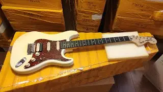 Обзор сборки китайской реплики Fender Stratocaster hss олимпик вайт