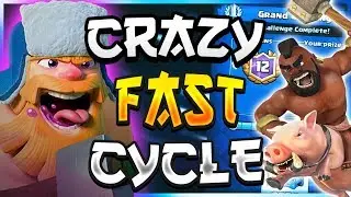 HOG RIDER FAST CYCLE DECK! Trophy Pushing & Tournament Deck &mdash; Clash Royale