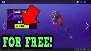 HOW TO GET THUNDER CRASH PICKAXE FOR FREE! (Fortnite Old Pickaxe)