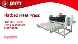 Dual Platen Heat Press | Wide Format Large Heat Transfer Press | Planchas de sublimacion | Easty EDP