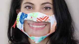 Lip Reading Face Mask | Fabric Face Mask with Window for the Deaf or Hard of Hearing