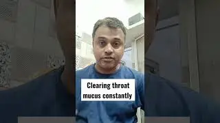 Clearing the throat mucus constantly #clinicaltips #trending #homeopathicmedicine