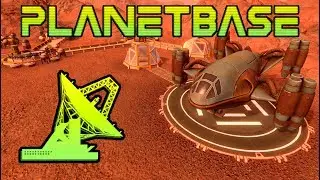 PYRAMID AND RADIO ANTENNA. VISITORS' ARRIVAL - Planetbase #13
