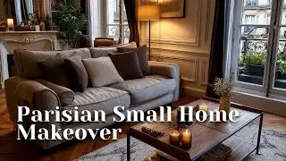 Parisian Small Home Makeover | Elegant French Decor Ideas for Compact Living