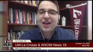 Campaign 2020: UW-La Crosse & WXOW 19 96th Assembly District Debate