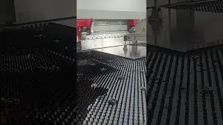 Aluminium plate bending by Bending center(Panle Bender)