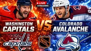 Washington Capitals vs Colorado Avalanche: NHL Live Play by Play and Watch Party