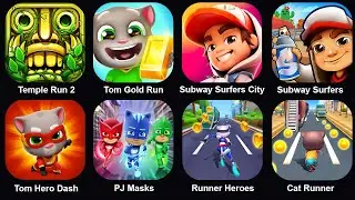 Temple Run2,Tom Gold Run,Subway Surf city,Subway Surf,Tom Hero Dash,Pj Masks,Runner Heroes