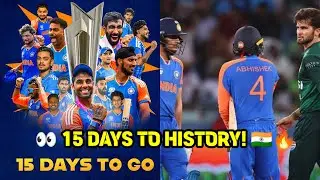 🇮🇳 Team India Ready to DEFY History! | 15 Days to T20 World Cup 2026 💪🏆 #indvspak #t20cricket 