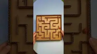 DIY Ball Maze Puzzle &mdash; Easy & Fun Craft to Try at Home! #craft #diy #mazepuzzle