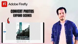 Convert Vertical to Horizontal Photos in Adobe Firefly | AI Expansion And Scene Matching Tool