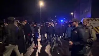 Hogmanay pipes and whistle parade - Kilsyth, Scotland