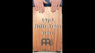 Cajon multi-track video #shorts
