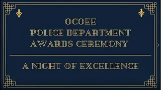 Ocoee Police Department 2020 Awards Ceremony