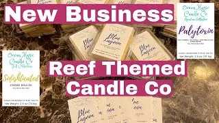 New Reef Themed Business ( Ocean Magic Candle Co ) Handcrafted Wax Melts And Candles
