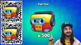 FREE 🎁 GIFT ULTRA TROPHY BOX & BOOM BOXES QR CODE | Brawl Stars