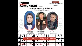 Talkshow Pojok Komunitas Street Boxing Bandung 
