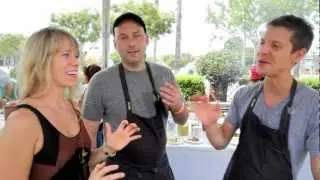 Lesley Bargar Suter, Chef Steve Samson & Chef Zach Pollack support Alex's Lemonade Stand