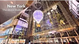 La caminata navide&ntilde;a m&aacute;s moderna de NYC: Hudson Yards &rarr; High Line 2025 [4k]