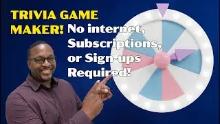 Use this Offline Trivia Game Tool for Classroom Engagement and Other Group Events! 