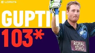 Unbeaten Century! | Martin Guptill Hits Match Winning 103 Not Out | England v New Zealand 2013