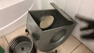 How to fix and clean a/c blower wheel