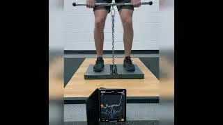 Athlete completing an Isometric Mid-Thigh Pull (IMTP) on ForceDecks
